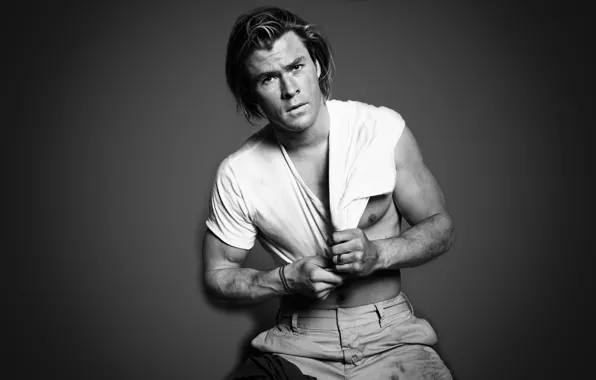 Картинка фотосессия, Chris Hemsworth, журнал«GQ»