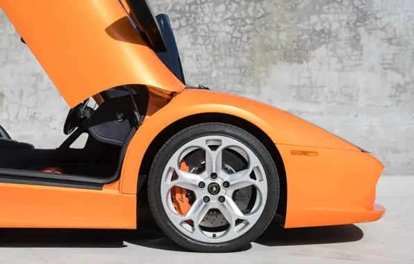 Lamborghini Murcielago Roadster, Orange, Supercar, Wheels, Italian Cars