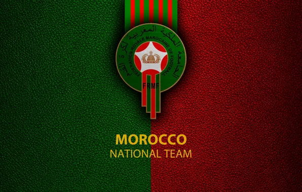 Wallpaper, sport, logo, football, Morocco, National team
