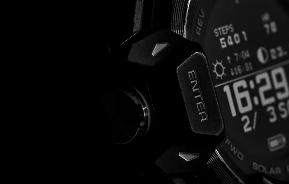 Dark, black, 2000, heart, water, watch, protection, casio