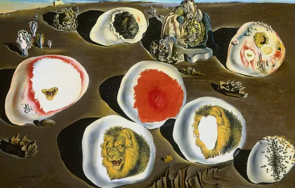 Сюрреализм, картина, Сальвадор Дали, Salvador Dali, Приспосабливаемость Желаний
