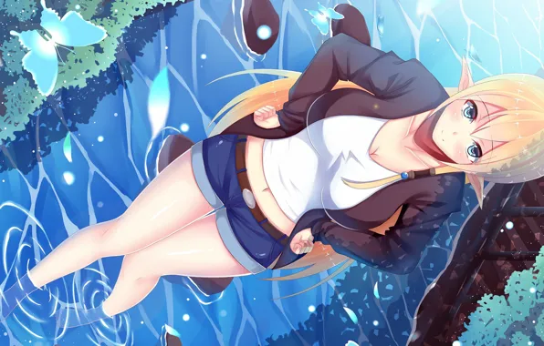 Девушка, эльф, anime, art, Tuka Luna Marceau, Gate: Jieitai Kanochi nite Kaku Tatakaeri