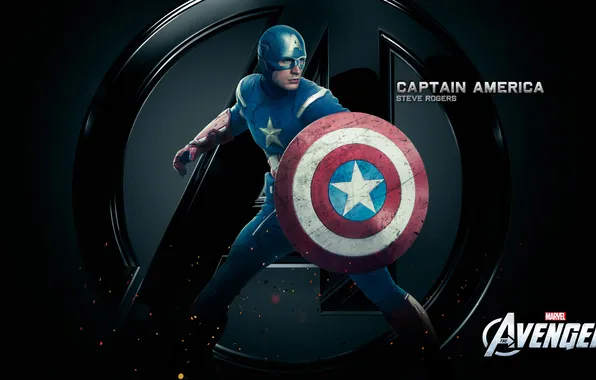 Костюм, шлем, щит, комикс, Captain America, Крис Эванс, MARVEL, Мстители