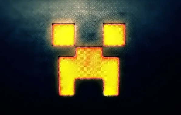 Картинка игра, Minecraft, Burning Creeper
