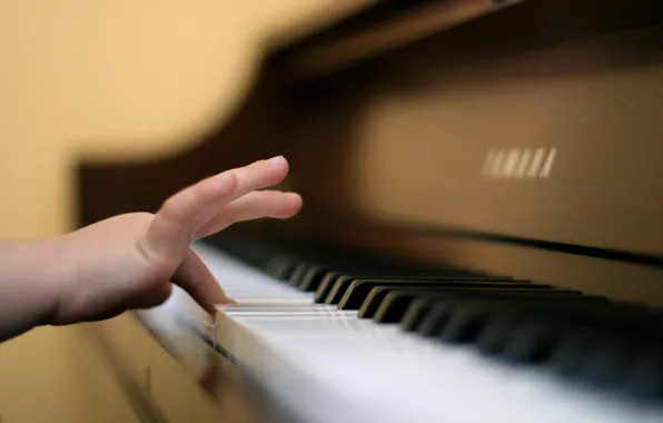 Музыка, рука, пианино