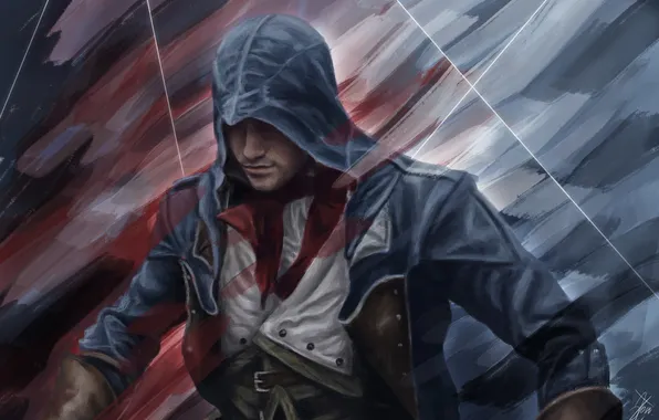 Арт, assassins creed, art, unity, assassin, Арно