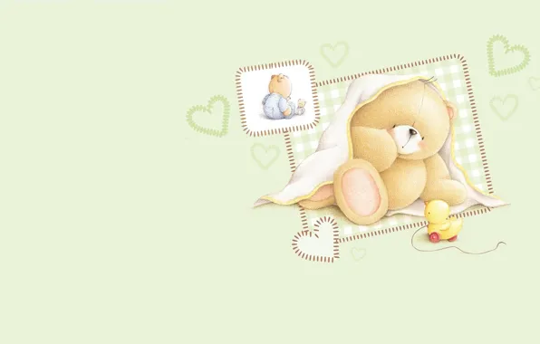 Картинка настроение, игрушка, арт, мишка, малышка, детская, Forever Friends Deckchair bear