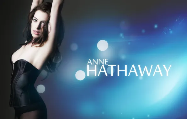 Корсет, Красавица, Anne Hathaway, Энн Хэтэуэй