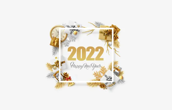 Праздник, Рождество, подарки, Новый год, украшение, new year, 2022