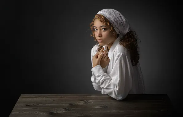 Портрет, Renaissance Girl, девочка эпохи возрождения