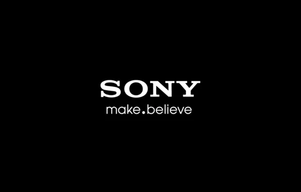 Logo, sony, believe, make