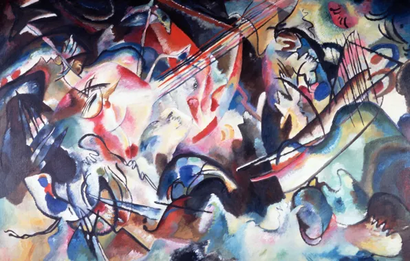 Картинка картина, Василий Кандинский, Композиция VI, абстракционизм