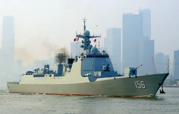 Китай, эсминец, Zibu, type 052DK