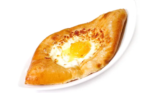 Яйцо, хачапури, грузинский