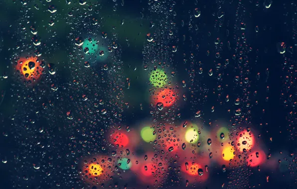 Картинка стекло, капли, дождь