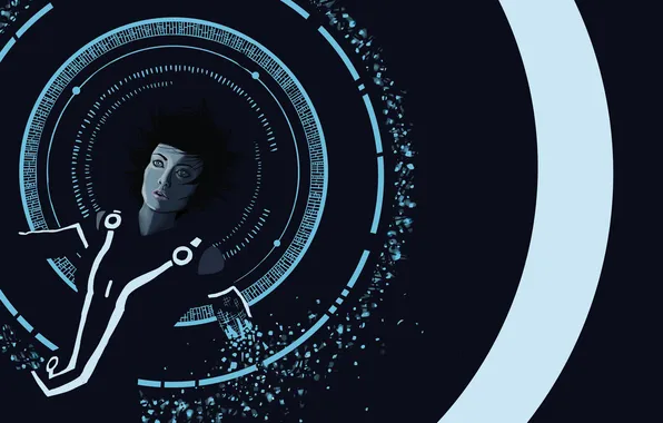 Картинка tron, TRON: Legacy, Quorra