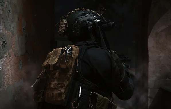 Солдат, шлем, Call of duty warzone