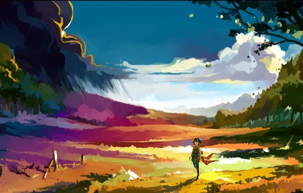 Landscape, nature, art, artwork