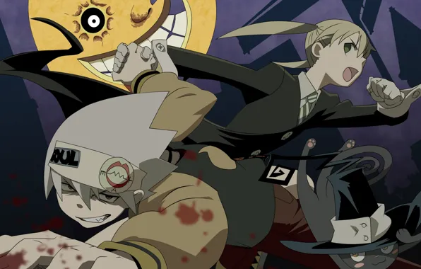 Кровь, аниме, Пожиратель душ, персонажи, Soul Eater