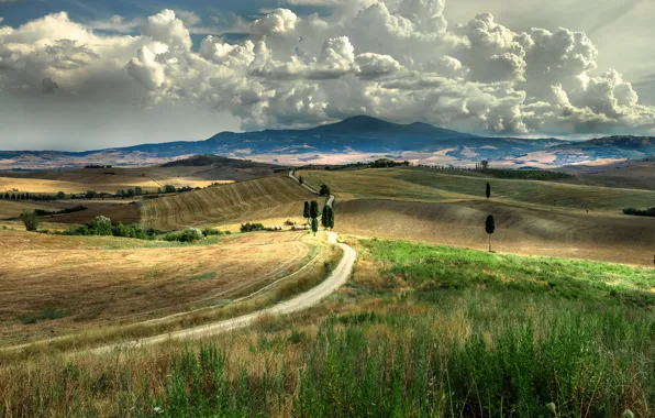 Clouds, Summer, Tuscany