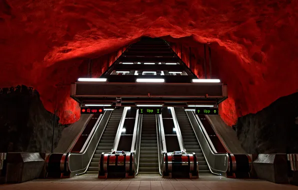 Картинка Стокгольм, Швеция, Sweden, Stockholm, Стокгольмский метрополитен, Stockholms tunnelbana