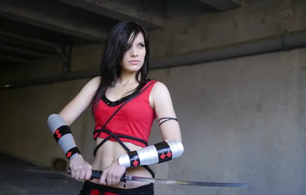 Girl, Катана, Cosplay
