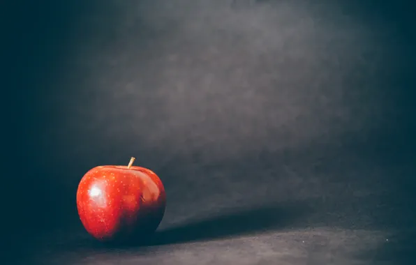Красное, яблоко, фрукт