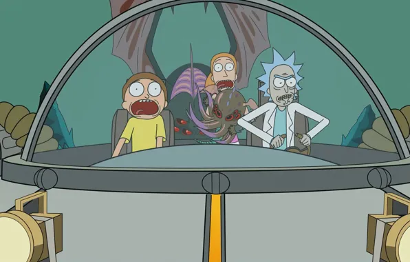 Мультфильм, сериал, мультсериал, Rick and Morty, Рик и Морти