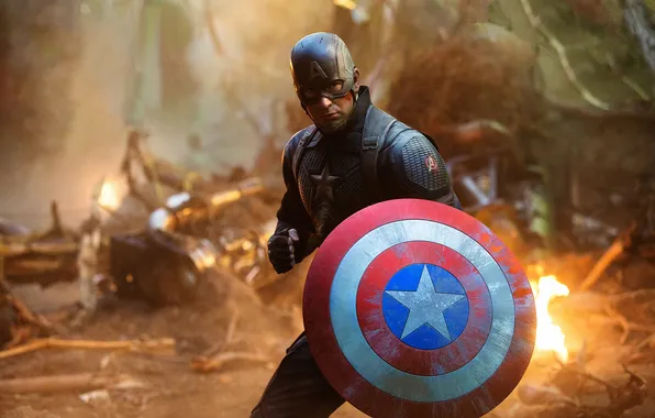 Кадр, костюм, щит, комикс, Captain America, Крис Эванс, MARVEL, Chris Evans