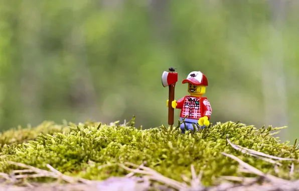 Картинка игрушки, lego, фигурки, лего, funny, lumberjack