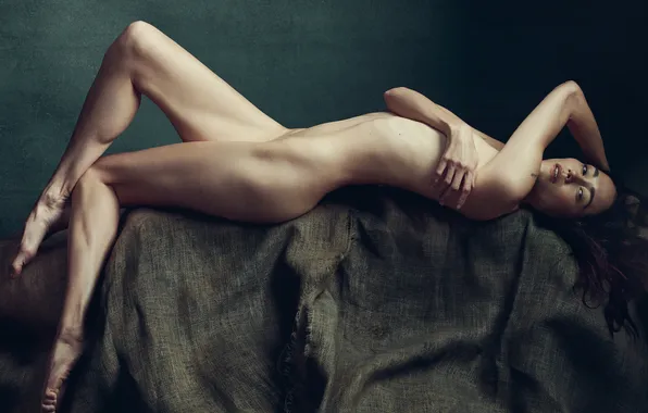 Голая, актриса, фотограф, лежит, журнал, фотосессия, Allure, Norman Jean Roy