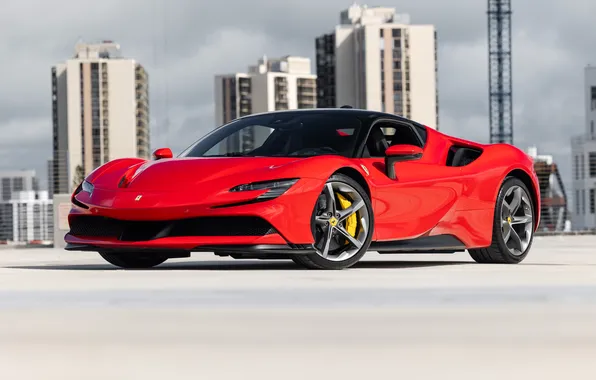 Ferrari, суперкар, supercar, Stradale, 2020, Ferrari SF90, Ferrari SF90 Stradale, Ферарри