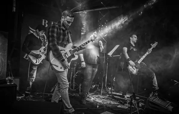 Monochrome, black and white, b&w, Tajikistan, Rock music, Dushanbe, Kide FotoArt, The Daze
