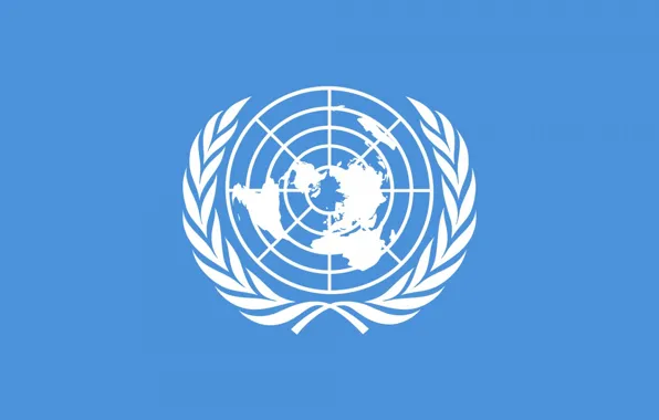 World, blue, flag, united nation