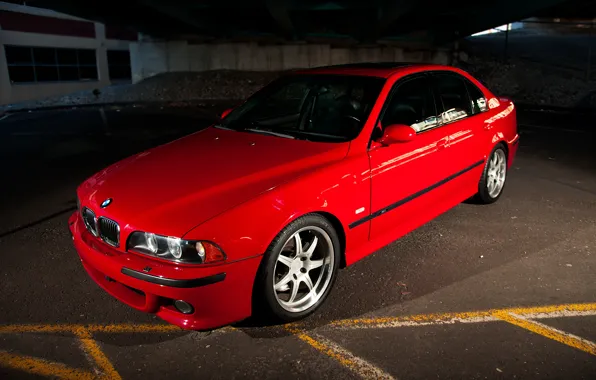 Red, E39, Parking, M5