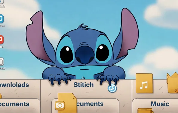 Глазки, инопланетянин, character, уши, alien, персонаж, Stitch, fantasy art