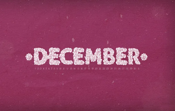 Календарь, числа, декабрь, december