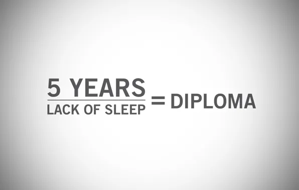 Картинка diploma, lack of sleep, 5 years