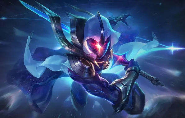 Art, League of Legends, Skin, LoL, Master Yi, Cosmic blade