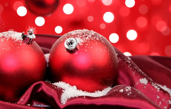 Фон, настроение, праздник, шары, обои, новый год, торжество, ёлочные украшения