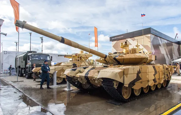 Бронетехника, Т-90МС, выставка военной техники, танк России