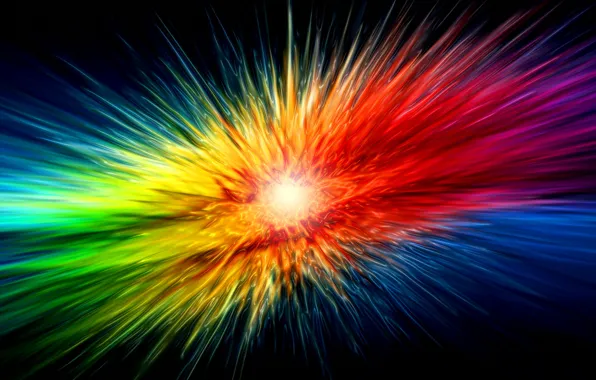 Colors, explosion, flashy