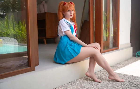 Neon Genesis Evangelion, Asuka Langley Soryu, model, women, cosplay, anime girls, Maria Krikova
