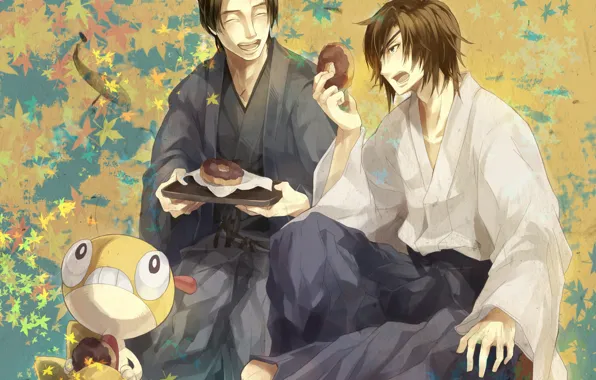 Улыбка, пончики, парни, Sengoku Basara, Эпоха Смут