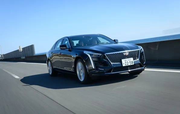 Движение, Cadillac, скорость, Platinum, CT6, Cadillac CT6 Platinum