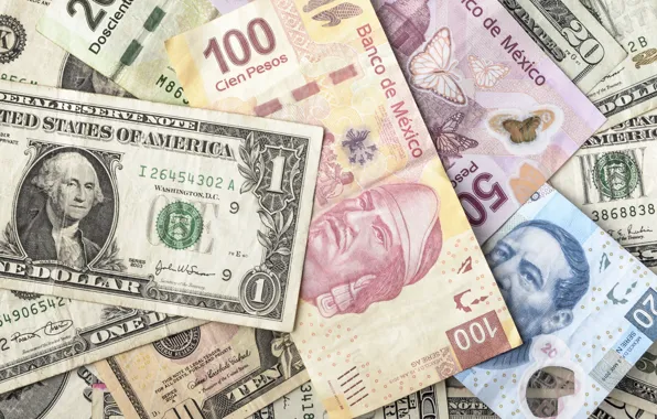 Dollar, money, taxes, mexican peso
