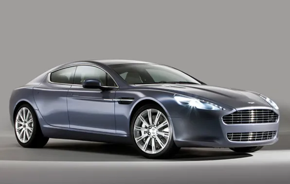 Авто, Aston Martin, тёмно-синий