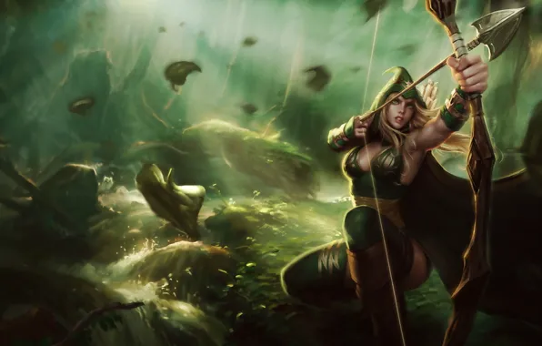 League of Legends, Ashe, LOL, Лига Легенд, ADK, АДК, ЛОЛ