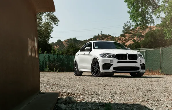 Картинка BMW, X6M, White, Sight, F86, Adaptive LED