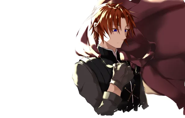 Взгляд, аниме, арт, вампир, плащ, Owari no Seraph, Последний серафим, Кроули